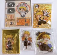 鬼滅の刃/善逸セット(雨の日(梅雨).繋がる.中国限定)アクリルスタンド