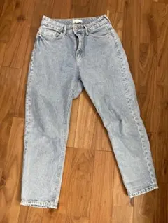 H&M ライトブルー　デニムパンツ L