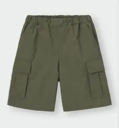 GU　ドライワイドカーゴハーフパンツ　140