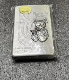 未使用 zippo ジッポ 限定 アニマル 立体 メタル きりん キリン ジラフ 