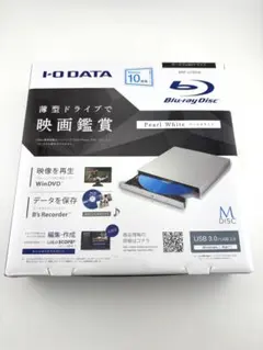 I-O DATA 外付けブルーレイドライブ BRP-UT6SW パールホワイト