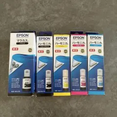 EPSON 純正インクボトル マラカス ハーモニカ まとめ売り EPSON 純正インクボトル ハーモニカ / マラカス セット 未開封品