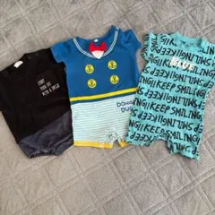 ドナルドダック ロンパース 春夏 男の子