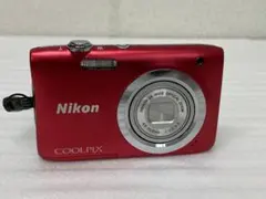 【極美品】Nikon COOLPIX A100 レッド　新品級！ COOLPIX ニコン コンデジ Nikon A100 レッド 中古 新品SDカード