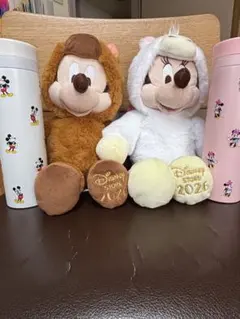 2026 福袋　ディズニーストア　ぬいぐるみ　水筒　ミッキー　ミニー　まとめ売り