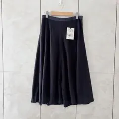 新品 PLST フレアスカート ネイビー ミモレ丈 2