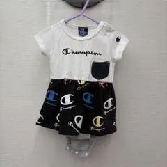 Champion ロゴドレスロンパース ~70cm