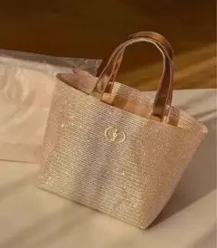 DIOR ノベルティ ホリデー トートバッグ ゴールド 期間限定値下げ】 DIOR ノベルティ ホリデー トートバッグ ゴールド