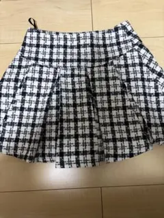 GRL チェック柄フレアスカート