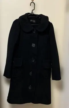 フランシュリッペ★　アウター　コート　大きいサイズ3L　パール釦　ピンク　フード marun（マルン）の「＜大きいサイズ＞ フェイクファーフードダッフル