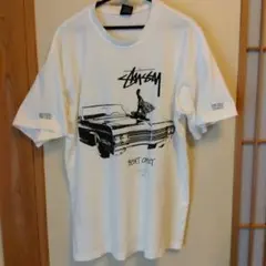 古着　stussy　ステューシー　BeatCrazy　レディ&カー　Ｌ　復刻
