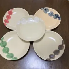 都をどり　5色団子皿　提灯つなぎ　豆皿　菓子皿　京の五花街　舞妓　芸妓