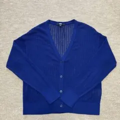 ユニクロ　ハイツイストコットンショートカーディガン　Lサイズ