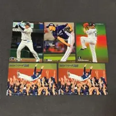 埼玉西武ライオンズ プロ野球チップス カード 5枚 まとめ売り