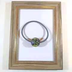 H1034 ハンドメイド とんぼ玉 ヘアゴム