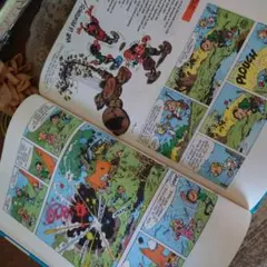 A841 フランス ヴィンテージ 洋書 コミック 紙物 ジャンクジャーナル