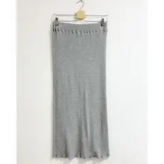 a23_Plage 美品♪YAKコン thermal スカート ヤク グレーのサムネイル