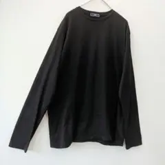 日本製/美品】SHIPS シップス 長袖カットソー 黒 XL ロンT 綿100%のサムネイル