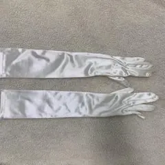 ウエディング グローブ 肘上 ロング 白