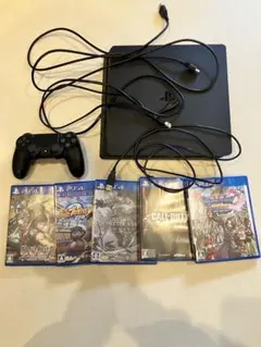 星*様 PS4 Slim 本体 CUH-2000A 500GB ソフト5本付き