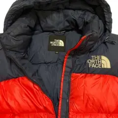 28【THE NORTH FACE】 ダウンジャケット700 レッド×ネイビー