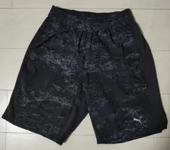 Puma ハーフパンツ 黒 グラデーション　150cm