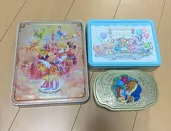 ディズニー お菓子缶 40周年 ダッフィー 美女と野獣のサムネイル