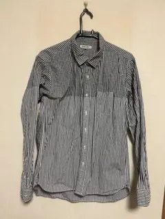 GLOBAL WORK 長袖チェックシャツ