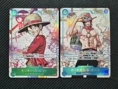 ルフィ・エース　SEC パラレル OP14 受け継がれる意思