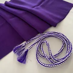 未使用 正絹 帯揚げ 帯締め 2点セット 和装 着物 ちりめん 縮緬 無地