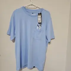 adidas ポケットTシャツ サックスブルー メンズ Lサイズのサムネイル