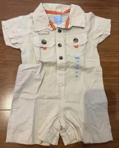 ベビー服 ロンパース 探検家風 新品、未使用 6-9M/70cm