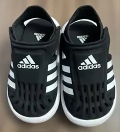 アディダス　adidas 黒　キッズ　ベビー　サンダル　14cm
