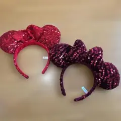 東京ディズニーリゾート ミニーマウス！カチューシャ 2点セット