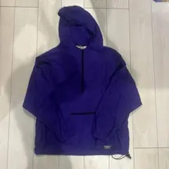 【古着】80s L.L.Bean パープル ナイロンアノラックパーカー