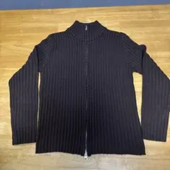 THEORIA JEANS ダークブラウン ハイネックセーターMサイズ