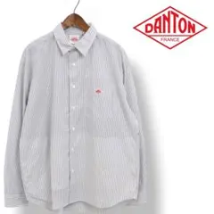★極美品★ DANTON ダントン ワークシャツ シワになりにくい ポケットのサムネイル