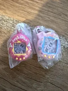 たまごっち ミニチュア キーホルダー 2種セット