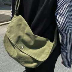 【新品未使用】ニュースペーパーバッグ　ミリタリーカーキ　古着　軍　グランジ