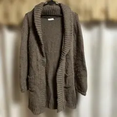 【earth music&ecology 】ニットロングカーディガン