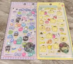ボンボンドロップシール　サンリオ　はぴぶばんだい　ポムポムプリン　２枚セット