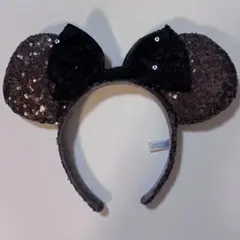 ディズニーランド・シー　カチューシャ スパンコール 黒