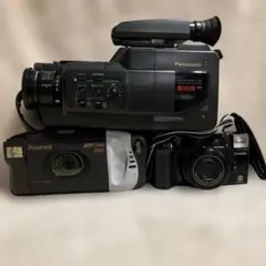 【昭和レトロ】　カメラとストロボ3つセット　ジャンク品 ジャンク】フィルムカメラ・ストロボセット - メルカリ
