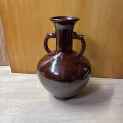 小原流 花器 辰砂 双耳花瓶（しんしゃ そうじかびん） - メルカリ