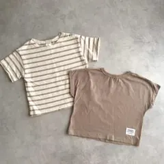 futafuta・pairmanon 半袖Tシャツ 2枚セット 90cmのサムネイル