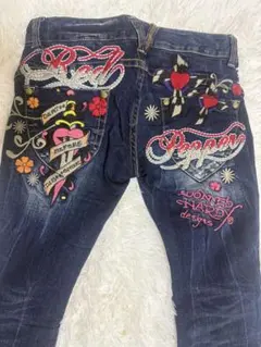 レッドペッパー エドハーディ コラボデニムハートsize26RED PEPPER