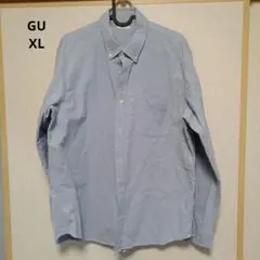 お値下げ！GUライトブルー ボタンダウンシャツ