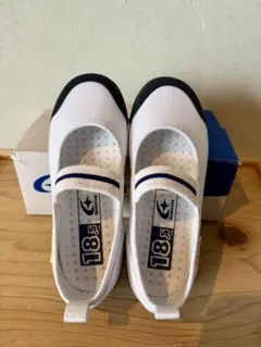 【新品未使用】MOONSTAR キャロット上履きネイビー