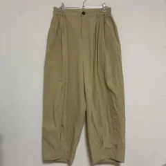 BUTT BILL ベージュ ワイドパンツ L