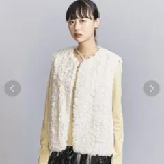 BEAUTY&YOUTH UNITED ARROWSフェイクファーベスト